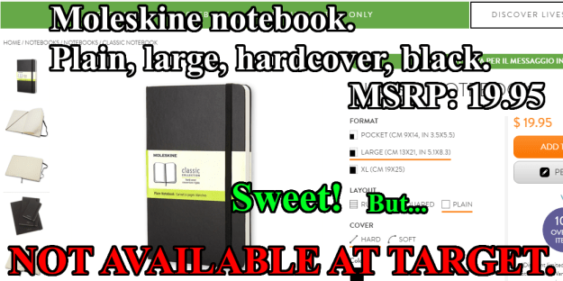Moleskine msrp