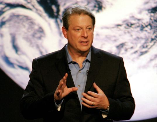 Al Gore in Davis Guggenheim's documentary An Inconvenient Truth.