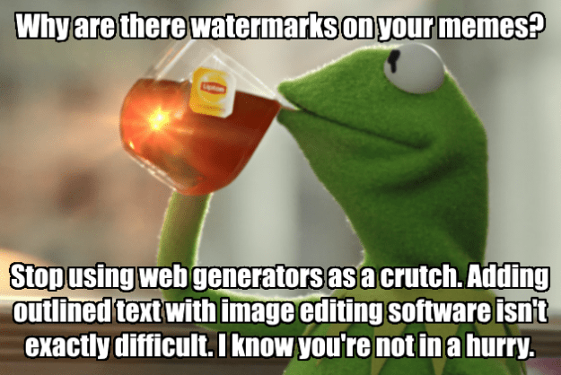 kermit lipton tea meme web generators