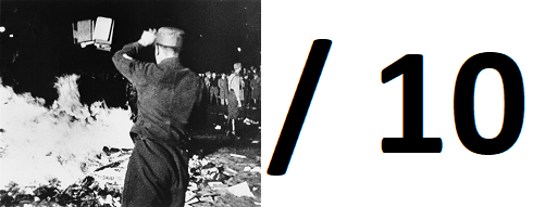 berlin book burning out of ten