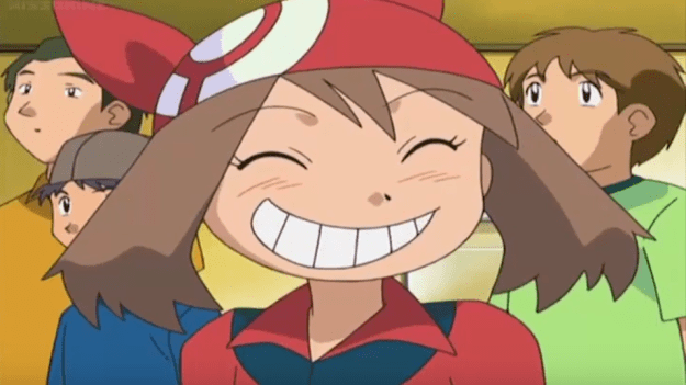 may's enormous smile