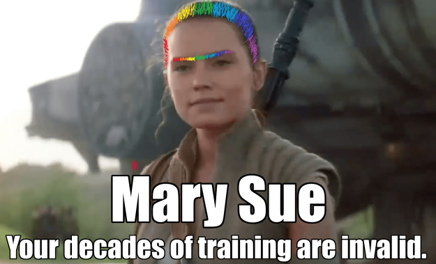 Rey Mary Sue Star Wars